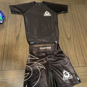 Charles Gracie Jim Jitsu short set little boys size 18